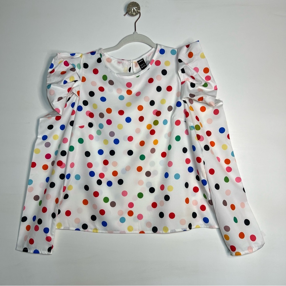 SHEIN Multicolor Polka Dot women’s blouse